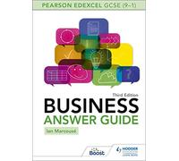 Pearson Edexcel GCSE (9-1) Business Answer Guide Third Edition
