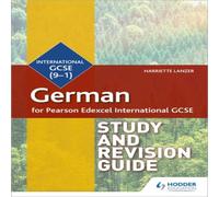 Pearson Edexcel International GCSE German Study and Revision Guide Book Harriette Lanzer Multi One Size