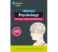 Pearson REVISE AQA A Level Psychology Revision Guide and Workbook inc online edition - 2025 and 2026 exams
