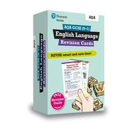 Pearson REVISE AQA GCSE English Language: Revision Cards Incl. online revision - for 2025 and 2026 exams: (Pearson Revise)