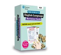 Pearson REVISE AQA GCSE English Language Revision Cards - for 2026, 2027 exams