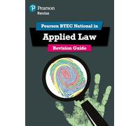 Pearson REVISE BTEC National Applied Law Revision Guide – inc online edition – for 2025 exams