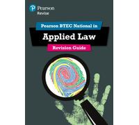 Pearson REVISE BTEC National Applied Law Revision Guide incl. online revision - for 2027 exams