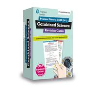 Pearson REVISE Edexcel GCSE Combined Science (Foundation): Revision Cards incl. online revision and quizzes - for 2025 and 2026 exams: (Pearson Revise)