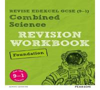 Pearson REVISE Edexcel GCSE Combined Science (Foundation) Revision Workbook - for 2025 and 2026 exams Book Catherine Wilson Multi One Size