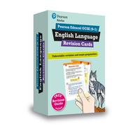 Pearson REVISE Edexcel GCSE English Language: Revision Cards Incl. online revision - for 2025 and 2026 exams: (Pearson Revise)