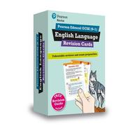 Pearson REVISE Edexcel GCSE English Language: Revision Cards Incl. online revision - for 2025 and 2026 exams: (Pearson Revise)