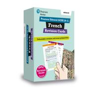 Pearson REVISE Edexcel GCSE French Revision Cards incl. online revision and audio - for 2025 exams: (Pearson Revise)