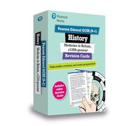 Pearson REVISE Edexcel GCSE History Medicine in Britain: Revision Cards incl. online revision and quizzes - for 2025 and 2026 exams: (Pearson Revise)