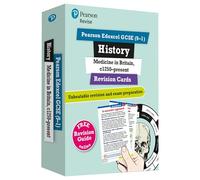 Pearson REVISE Edexcel GCSE History Medicine in Britain: Revision Cards incl. online revision and quizzes - for 2025 and 2026 exams: (Pearson Revise)