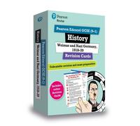 Pearson REVISE Edexcel GCSE History Weimar and Nazi Germany: Revision Cards incl. online revision and quizzes - for 2025 and 2026 exams