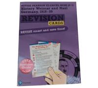 Pearson REVISE Edexcel GCSE History Weimar and Nazi Germany: Revision Cards incl. online revision and quizzes - for 2025 and 2026 exams