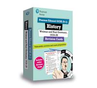 Pearson REVISE Edexcel GCSE History Weimar and Nazi Germany: Revision Cards incl. online revision and quizzes - for 2025 and 2026 exams