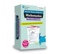 Pearson REVISE Edexcel GCSE Maths (Foundation): Revision Cards incl. online revision, quizzes and videos - for 2025 and 2026 exams: (Pearson Revise)