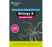 Pearson REVISE Salters Nuffield AS/A Level Biology: Revision Guide inc online edition - 2025 and 2026 exams: (Pearson Revise)