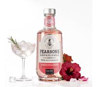 Pearsons Botanicals Hibiscus & Rose Gin Alternative | Award-Winning Non Alcoholic Spirits | Premium Non Alcoholic Drinks by Spirits of Virtue (700ml)