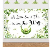 Peas in a Pod Baby Shower Decorations a Little Sweet Pea Is on the Way Backdrop Pea Theme Baby Shower Decorations Peas in a Pod Baby Showe Photography Backdrop Boys Girls Baby Shower Supplies