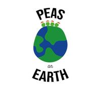 Peas On Earth Christmas Sweatshirt - White - L - White