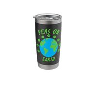 Peas On Earth Pease Lover or Veggie Stainless Steel Insulated Tumbler