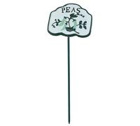 Peas Vegetable Sign Marker Label Cast Iron Plant Garden Yard Allotment