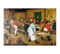 Peasant Wedding, 1568, By Pieter Bruegel The Elder - Premium 500 pieces Puzzle - MyPuzzle special collection from Æpyornis