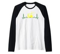Peasants shirt heartbeat farms farmers agriculture farming Raglan Baseball Tee