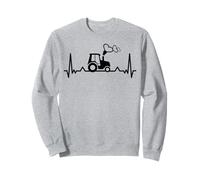 Peasants shirt heartbeat farms farmers agriculture farming Sweatshirt