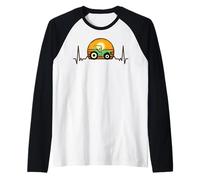 Peasants shirt sunset farms farmers agriculture farming Raglan Baseball Tee