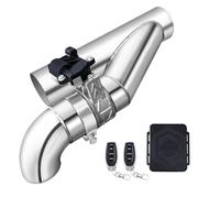 peastorm 3 Inch Electric Exhaust Cut-Out with Elbow Muffler Exhaust Valve Kit
