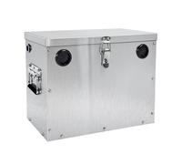 Peastorm Lockable Car/RV/Marine Battery Box, Assemblable Stainless Steel Battery Relocation Kit for Trailer, Boat, Trolling Motor, Kayak (Group 27)
