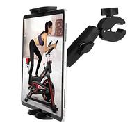 Peastrex Treadmill Tablet Ipad Holder Bike Handlebar Mount Clamp for Stationary Bicycle Elliptical Spin Bike Peloton Stroller for 4-13" Devices, iPad Pro 12.9, Air, Mini, Galaxy Tabs, iPhone