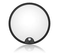 Peasur Motion Sensor LED Ceiling Light Battery Operated, 6000K 300LM Ø18cm Black Bath Ceiling Lights, Battery Wall Lights Indoor, Wireless Light for Loft,Garage,Shed,Porch,Attic