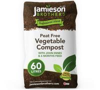 Peat Free Vegetable Compost With Added John Innes 60L Professional Blend By Jamieson Brothers