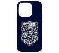 Peat Seeker Man with Flat Cap and Whisky Case for iPhone 14 Pro