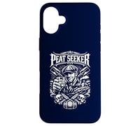 Peat Seeker Man with Flat Cap and Whisky Case for iPhone 16 Plus