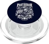 Peat Seeker Man with Flat Cap and Whisky PopSockets PopGrip for MagSafe