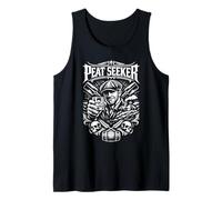 Peat Seeker Man with Flat Cap and Whisky Tank Top