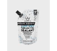 Peaty's Holeshot Biofibre Tubeless Tyre Sealant, Fast Acting Puncture Repair, Seals up to 6mm holes for MTB, Road and Gravel Bikes, uses Biodegradable Sealing Fibres, 120ml Trail Pouch