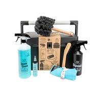 Peaty's Complete Bicycle Cleaning Kit - Bike Cleaner Kit with Foam Cleaner, Degreaser, Chain Lube, Bike Cleaning Brushes, Cloth and Toolbox, Cycling Gifts & Maintenance for MTB, E-Bikes, Road & Gravel