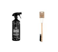 Peaty's Foaming Drivetrain Bike Degreaser, Mountain & Road, 1 Litre & Brush | High-Strength Drivetrain Cleaner & Chain Degreaser Spray, Biodegradable, Safe on Waterproof Grease & E-Bikes, Bicycle