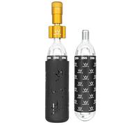 Peaty's Holeshot CO2 Tyre Inflator Kit 25g - Premium Unique Compact Straight-Line Design for Maximum Airflow & Rapid Inflation, Mountain Bike 2x25g CO2 & Freeze Protector Sleeve, MTB (25g), Bourbon