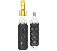 Peaty's Holeshot CO2 Tyre Inflator Kit 25g - Premium Unique Compact Straight-Line Design for Maximum Airflow & Rapid Inflation, Mountain Bike 2x25g CO2 & Freeze Protector Sleeve, MTB (25g), Gold