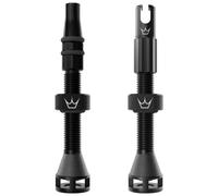 Peaty's Holeshot Fast Flow Tubeless Valves - Black, 42mm