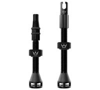 Peaty's Holeshot Fast Flow Tubeless Valves - Black, MX 42/60mm