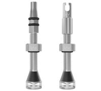 Peaty's Holeshot Fast Flow Tubeless Valves - Silver, 42mm