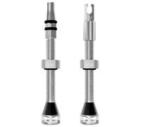 Peaty's Holeshot Fast Flow Tubeless Valves - Silver, 60mm