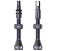 Peaty's Holeshot Fast Flow Tubeless Valves - Slate Grey, 42mm