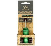 Peaty's Tubeless Bike Tyre Puncture Repair Plugger Kit - For MTB, Road & XC Bicycle Tyres - Unique Single-Sided Fork, For Rapid Puncture Repair To Fix Punctures Fast - 3x 3mm & 1.5mm Plugs - Emerald