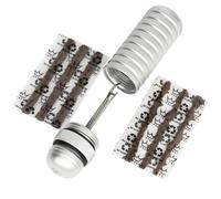 Peaty's Tubeless Bike Tyre Puncture Repair Plugger Kit For MTB,Road & XC Bicycle Tyres Unique Single-Sided Fork,For Rapid Puncture Repair To Fix Punctures Fast 3x 3mm & 1.5mm Plugs, Silver