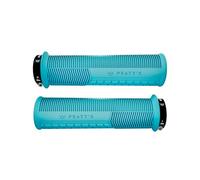 Peaty's Handlebar Grips Monarch Mushroom – Thick Ergonomic, Thumb Pad, 32–34mm, 138mm, Blue